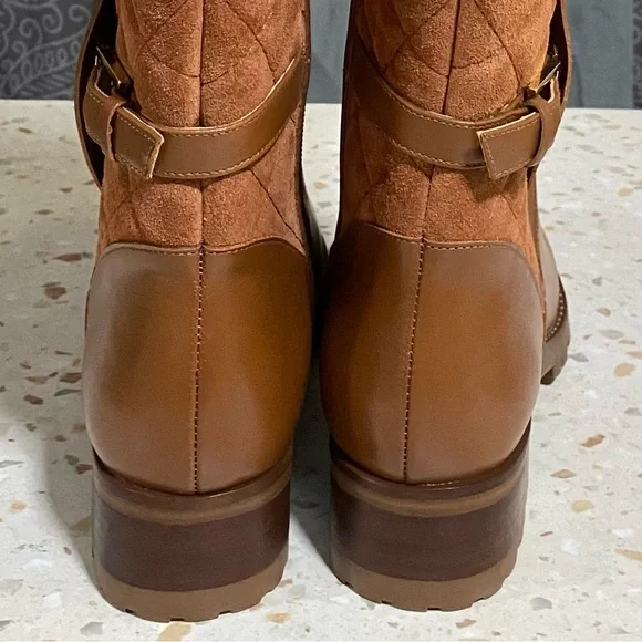 Women's Talbots Tish Tall Quilted Leather Lug Boots, Size 6.5 M - Picture 7 of 17
